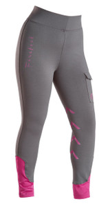 Firefoot Childs Ripon Stretch Breeches (With Pocket) Grey/Purple Firefoot Childs Ripon Stretch Breeches (With Pocket) Grey/Purple