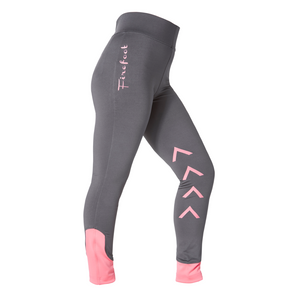 Firefoot Ripon Ladies Stretch Breeches Grey/Pink Firefoot Ripon Ladies Stretch Breeches Grey/Pink