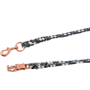 Eskadron Heritage Swivel Hook Leadrope White/Black/Grey Eskadron Heritage Swivel Hook Leadrope White/Black/Grey