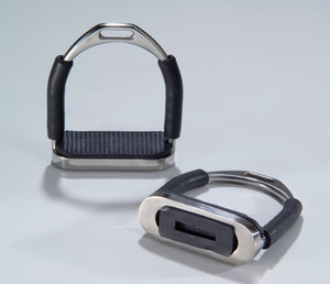 Rhinegold Flexi Stirrup Iron With Treds