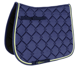 Covalliero Sadldle Pad GP/Dressage Navy/Green