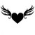 Glamourati Heart Wing Stencil
