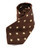 Equetech Star Show Tie Brown/Gold Metallic 