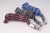 Harlequin Quick Release Leadrope Red/Navy/White