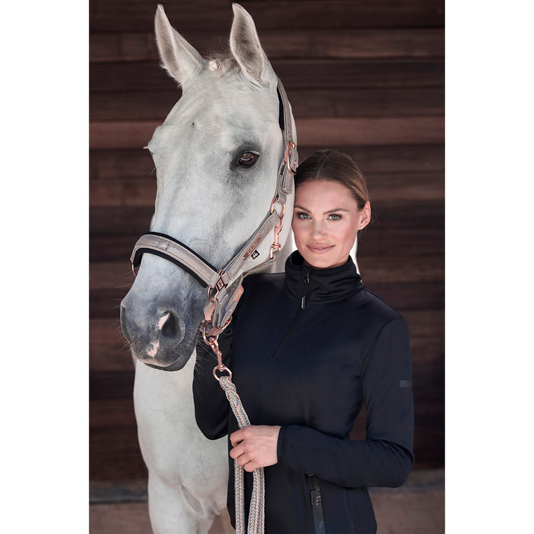 Eskadron Heritage Glitter Mesh Headcollar Grey