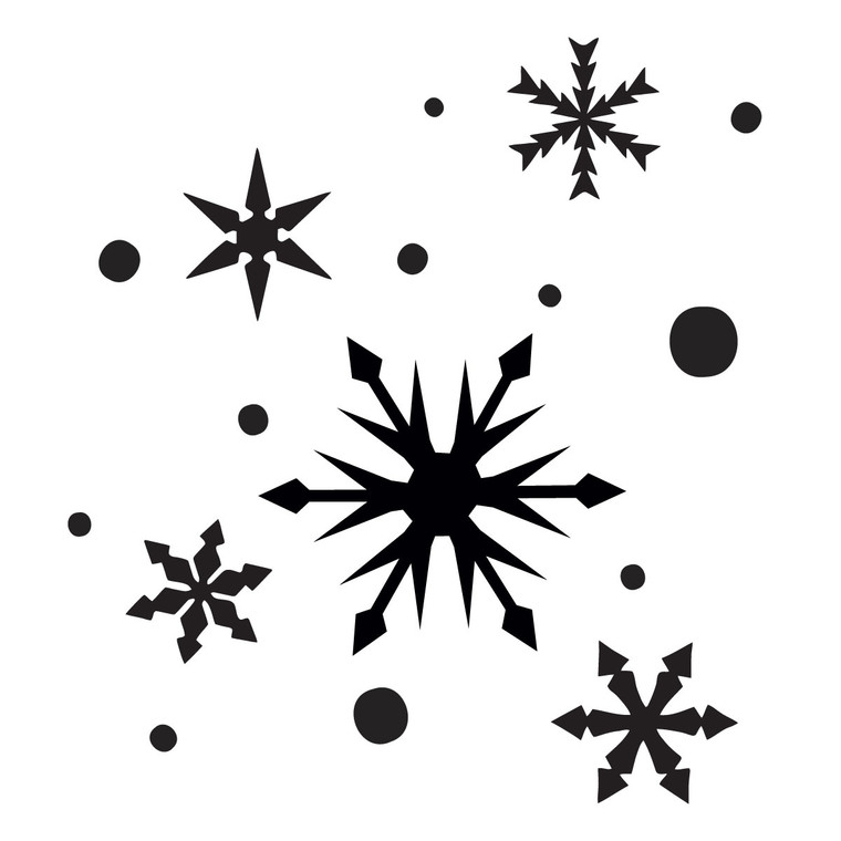 Glamourati Snowflake Stencil