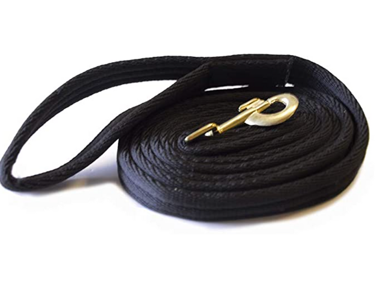 Rhinegold Padded Black 2m Lead 