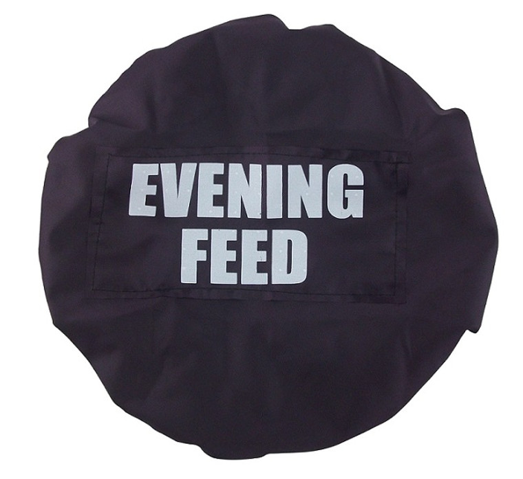 Bitz Evening Feed Bucket Cover Black/Light Blue