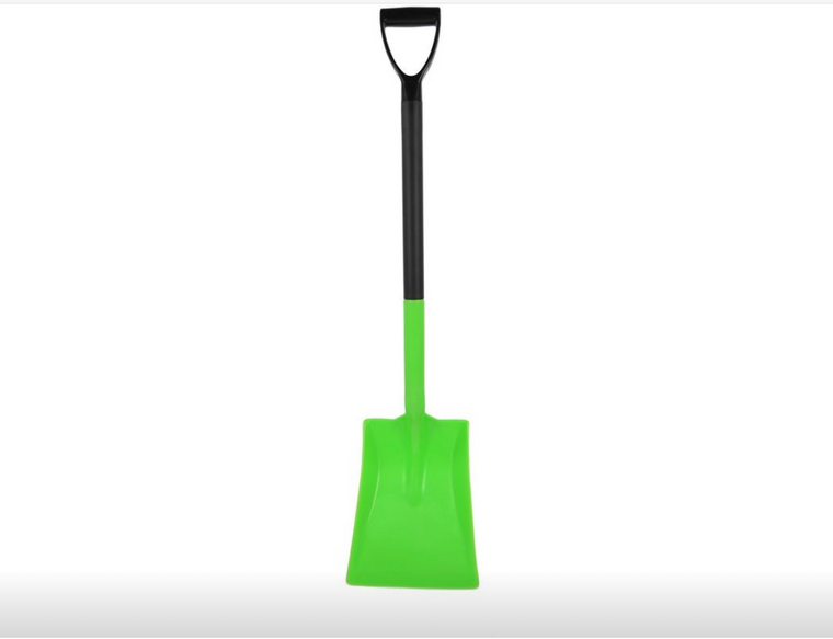 Harlod Moore Shovel with Extended D Grip Lime Green