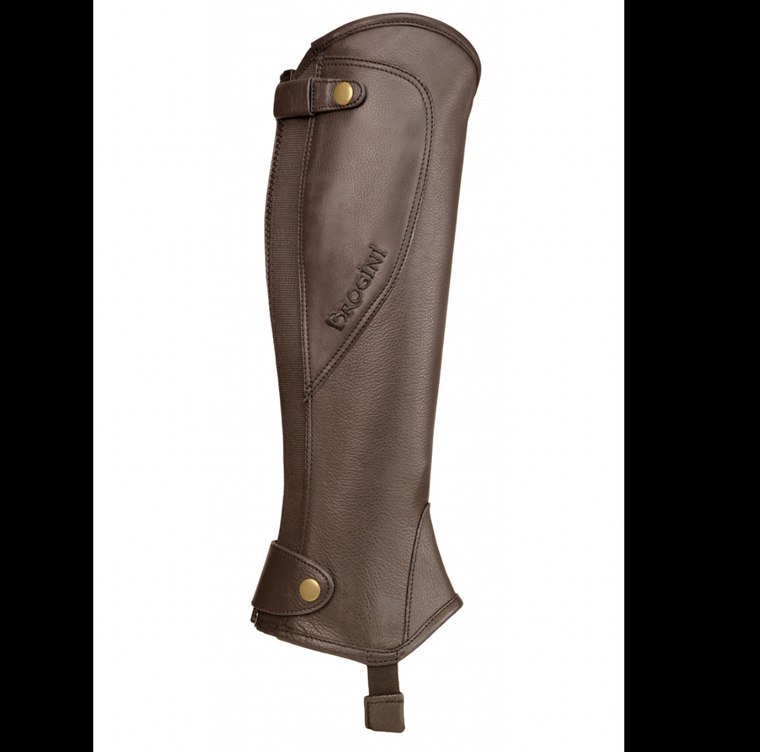 Brogini Leather Adults Half Chaps Brown