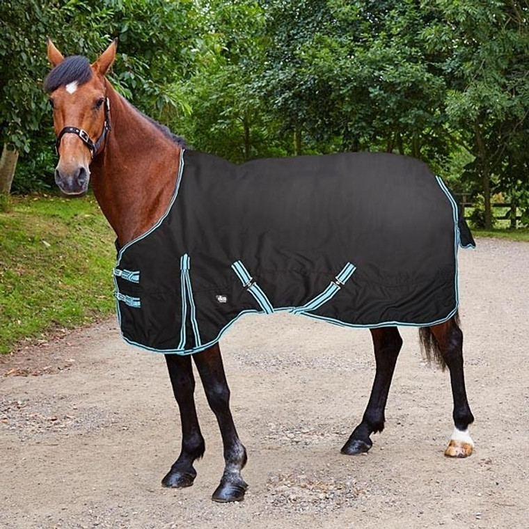 Elico Markfield Turnout Outdoor No fill 0g Standard Neck Rug Balck