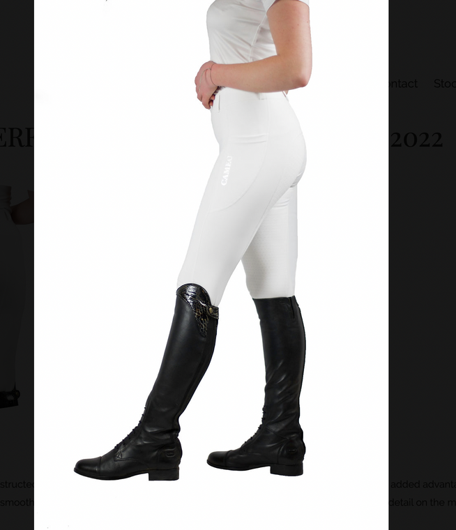 Cameo Core Collection riding Tights Joddins White