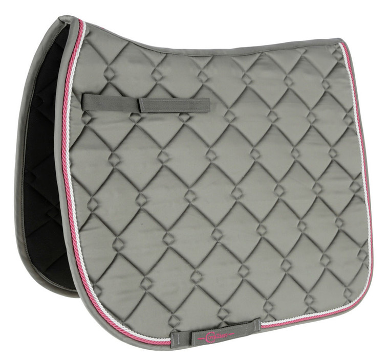 Covalliero Saddle Pads GP/Dressage Grey/Pink