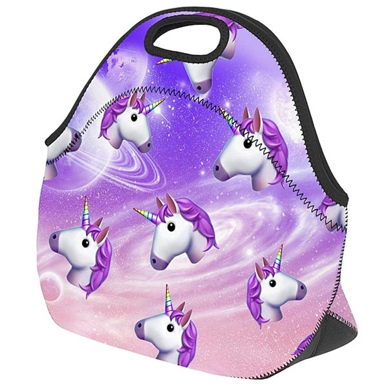 Fringoo Neoprene Lunch Bag Galaxy Unicorn