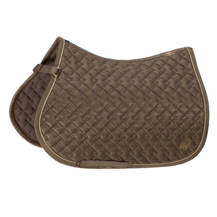 Eskadron Heritage Glitter Mesh Saddle Cloth GP Plaza Taupe