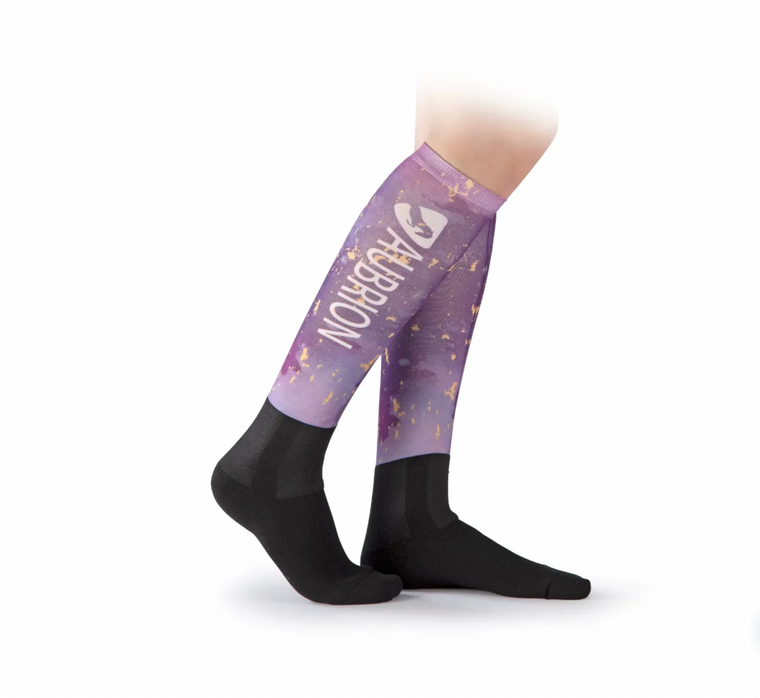 Shires Aubion Hyde Park Socks Amethyst 