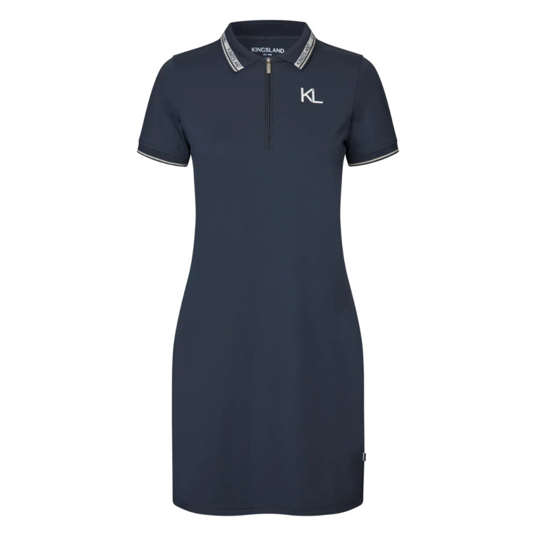 Kingsland Ladies Polo Pique Dress Navy