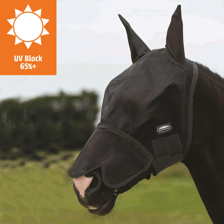 Weatherbeeta Buzz Away Fly Mask With Nose 