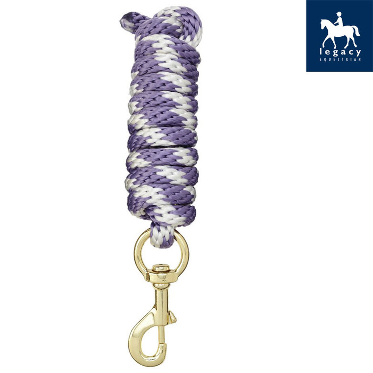 Legacy Equestrian Leadrope Lilac/White