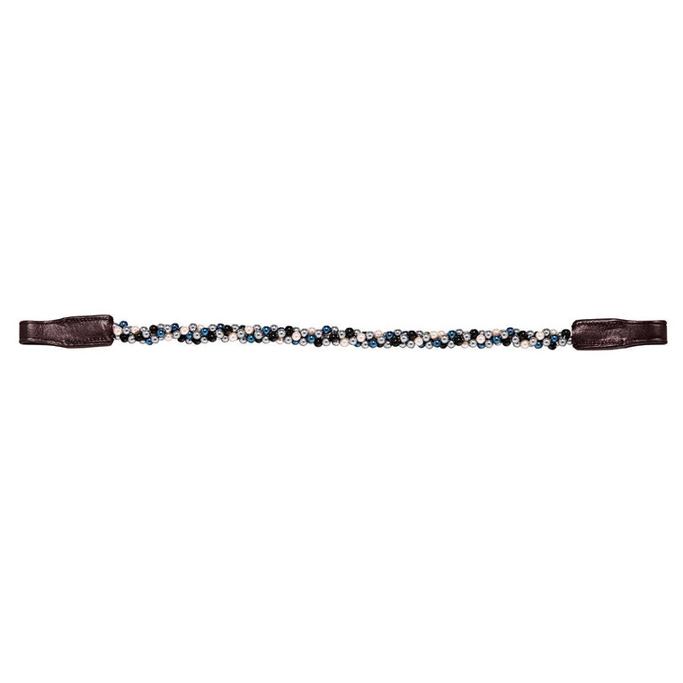 Caldene Twisted Pearl Browband Brown