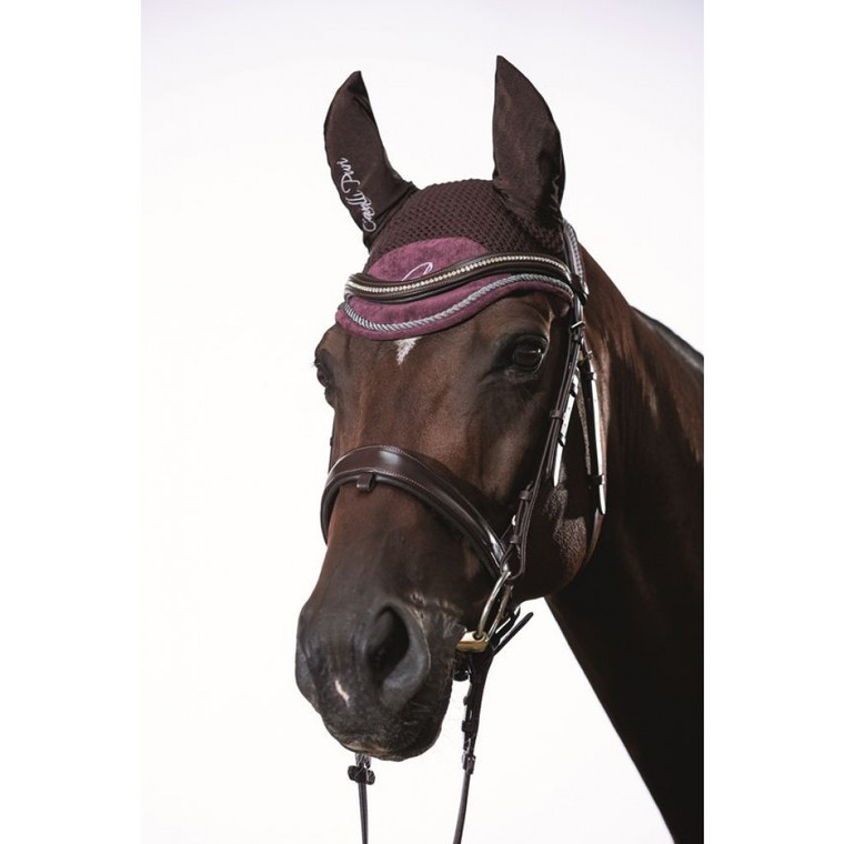 HKM Cavalli Puri Odello Fly Veil Burgundy 