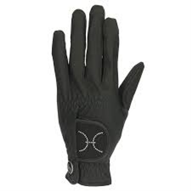Uvex Sports Style Glamour Riding Gloves Black