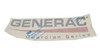 Generac Decal Logo Guardian Series 430 0H2160B