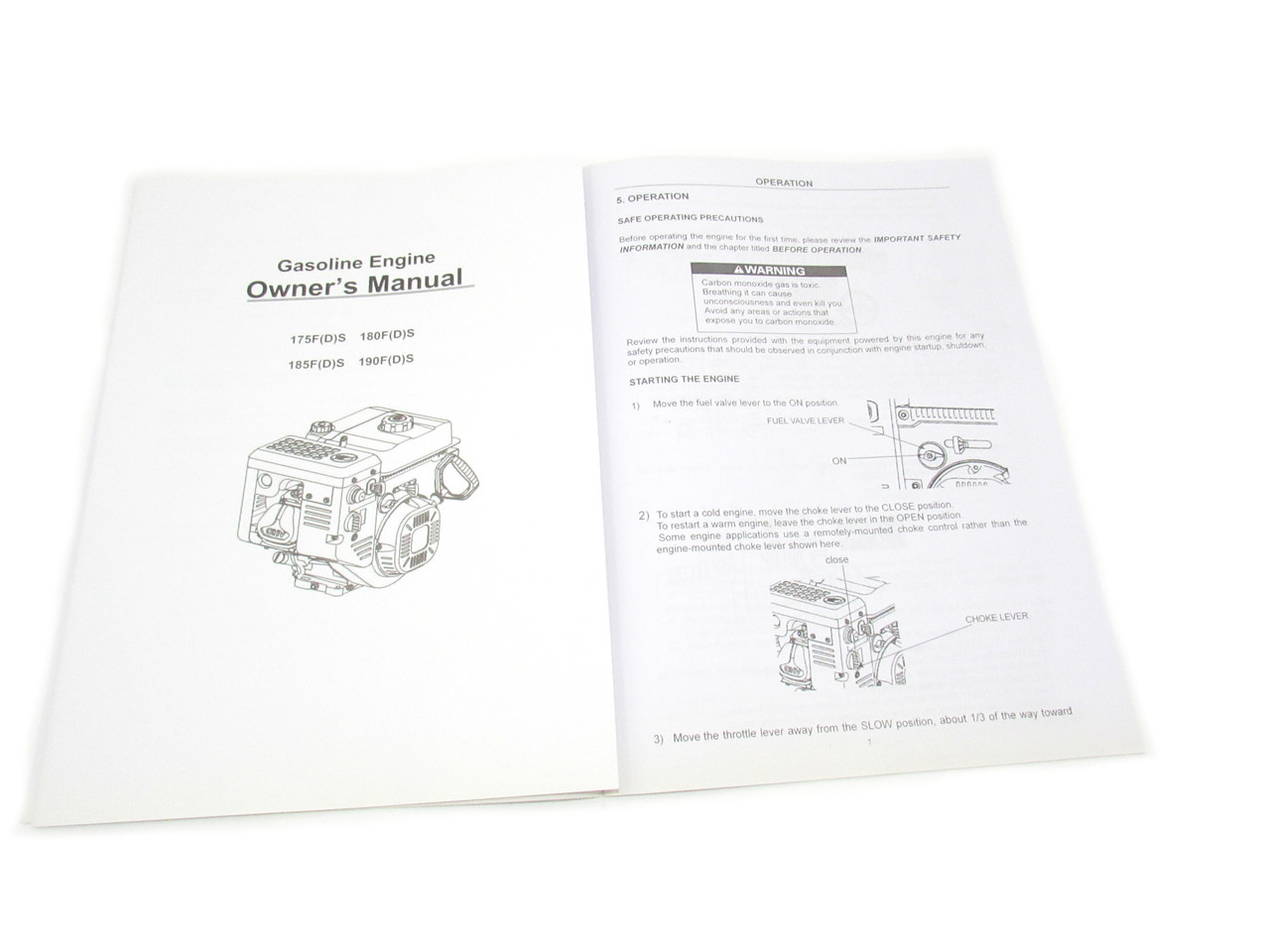 Generac Engine Manual-Sb1 30 34 A0000104040