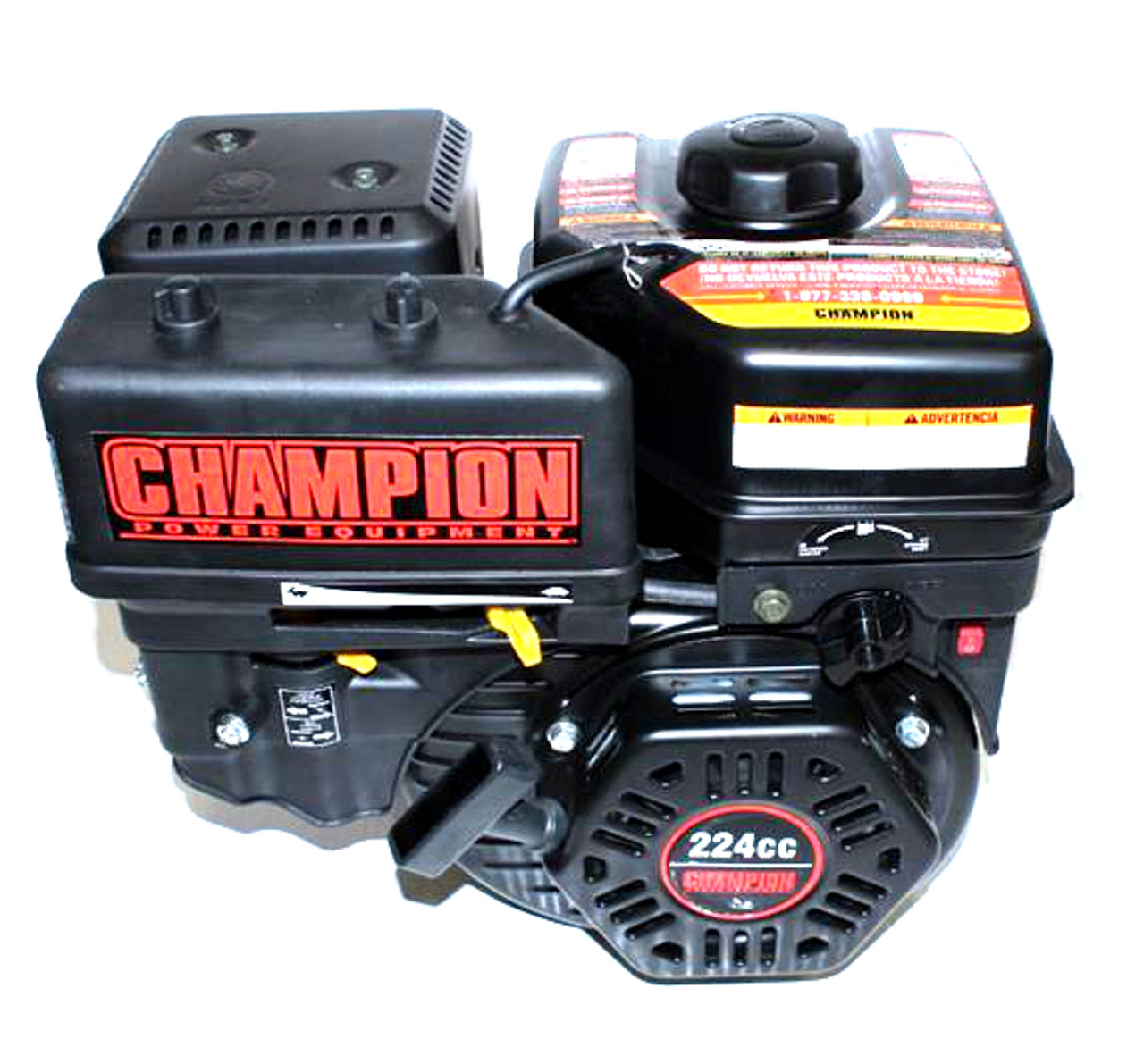 Champion 224cc Engine, Straight Shaft, Manual Start, EPA, 27.101.1