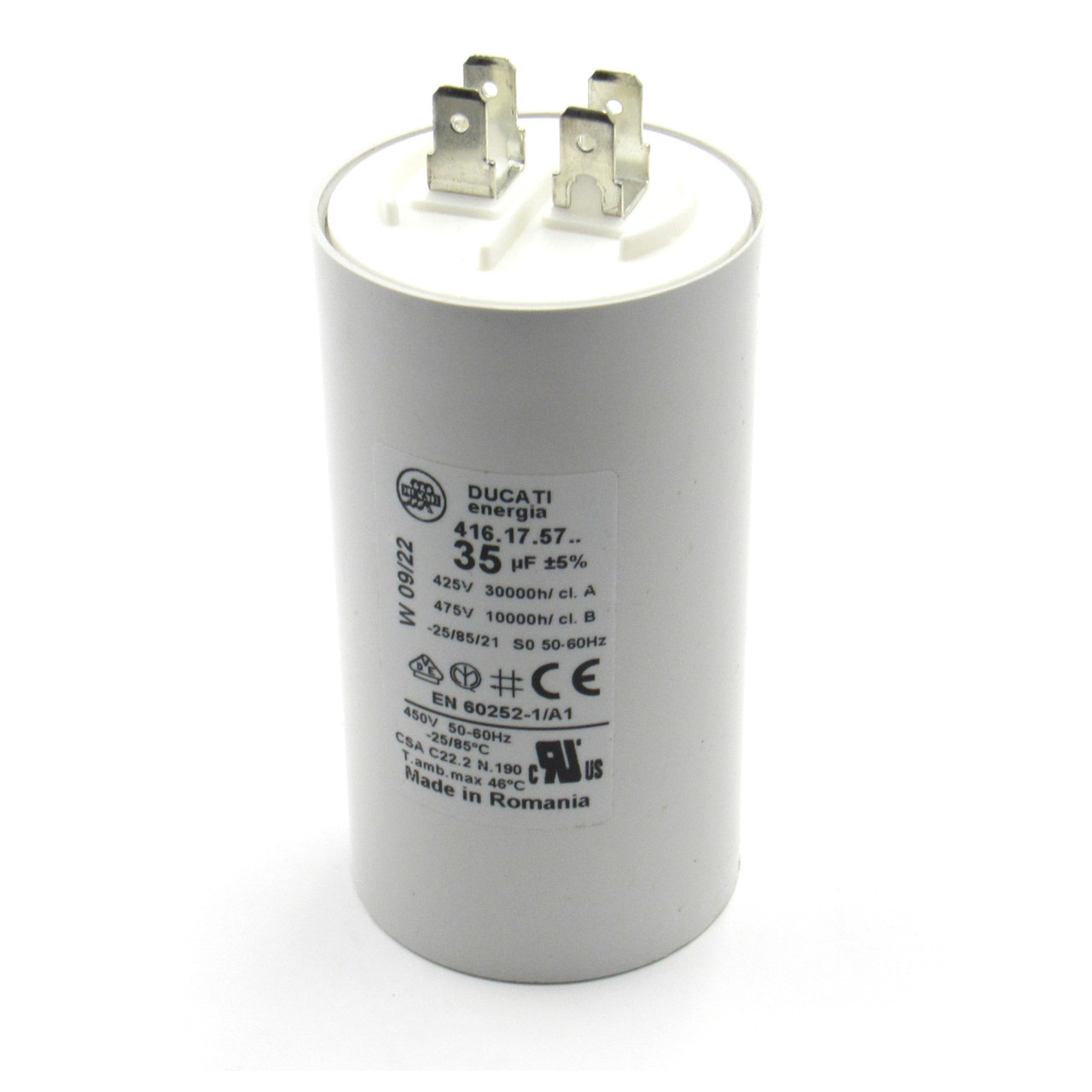 Winco Capacitor, 35.0 MFD, 425Vac, Dry 300323-212