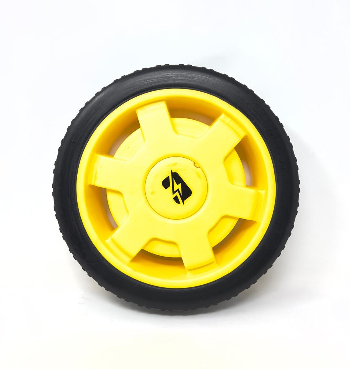 Champion Rear Wheel Assembly, 12in x 3in, Yellow 71224016-03700