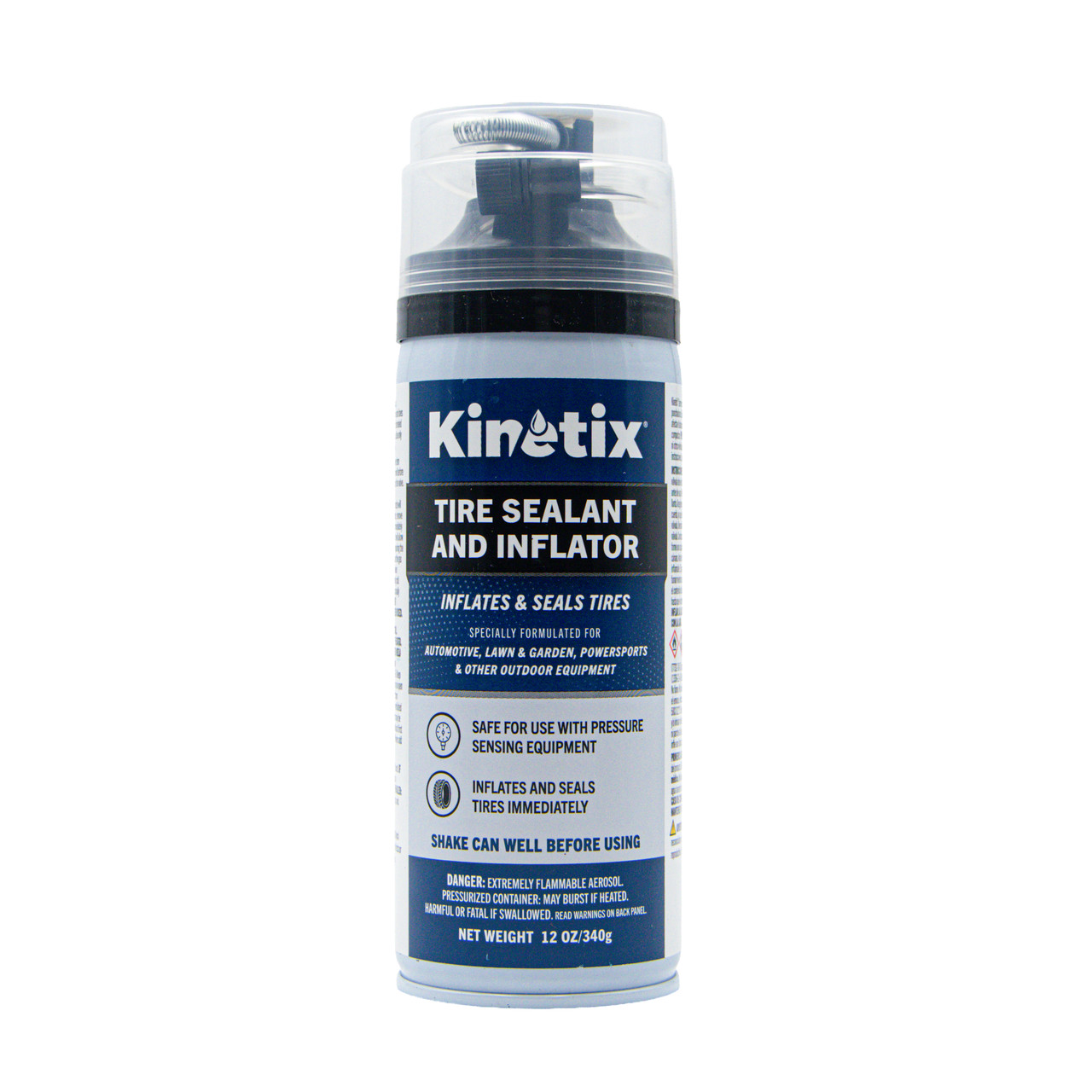 Kinetix Tire Fixer Inflator and repair 12oz 80098