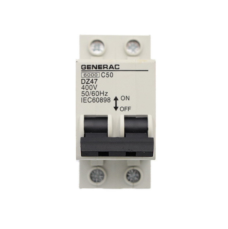 Generac Circuit Breaker 50A 400V 2Pole 0D1004E