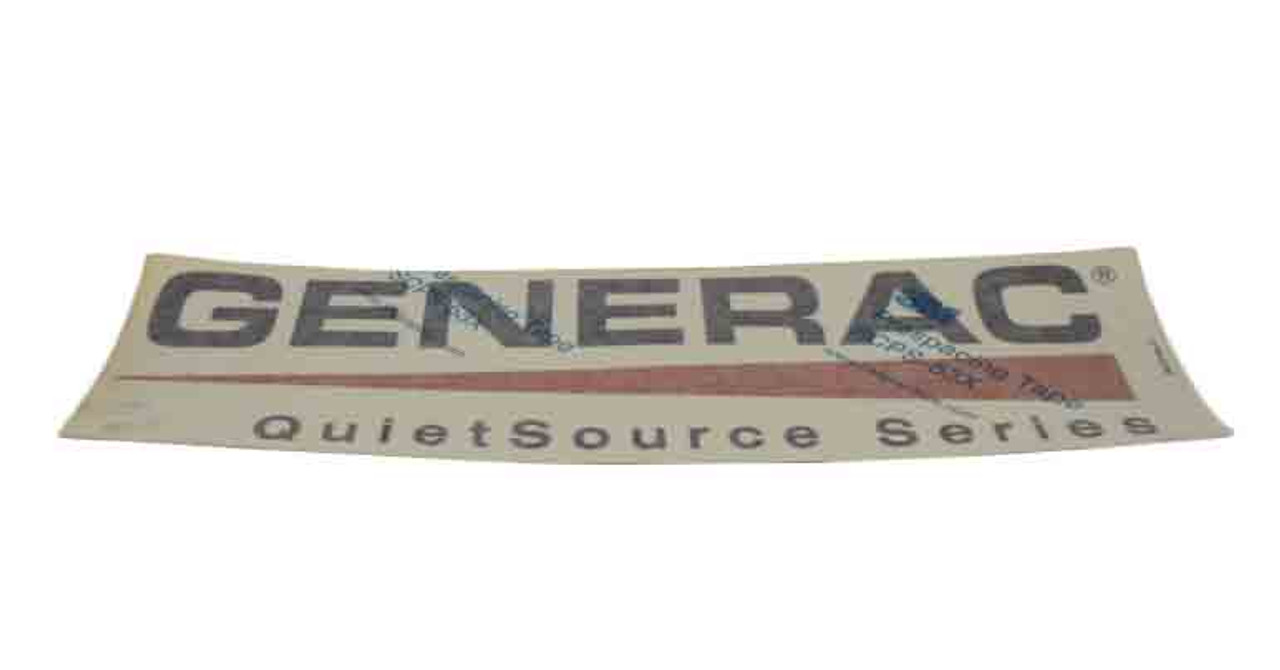 Generac Decal Logo G26 Quietsource 0H2181