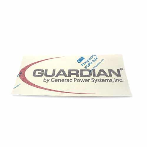 Generac Door Decal, Guardian 0G8667