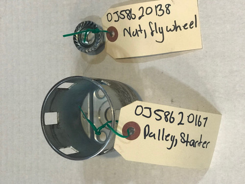 Generac Pulley, Starter 0J58620167 & 0J58620138 Used