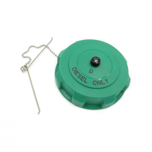 Generac Fuel Tank Vent Cap, 3.5" Diameter, Green, Diesel, with Lanyard – Part Number 12137