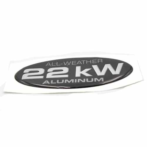 Generac 22Kw Badge - Oval Hsb-Alum 0G8504T