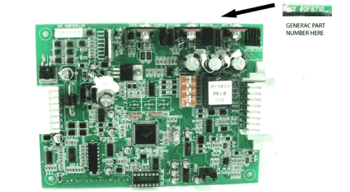 GENERAC ASSY PCB CPL2 CTRLR 3600 RPM 0F8710BSRV