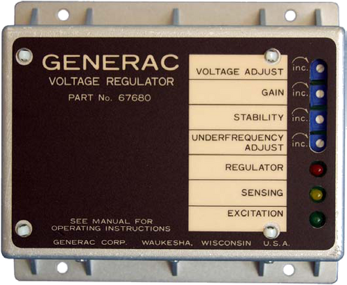 GENERACF ASSY VOLTAGE REGULATOR 60HZ (G067680) G06768000SRV