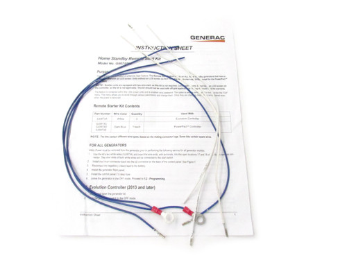 Generac 2 Wire Remote Start Kit 7109 G0071090