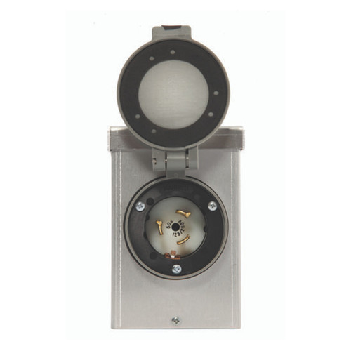 Generac 50 Amp Aluminum Power Inlet Box With Flip Lid 6347