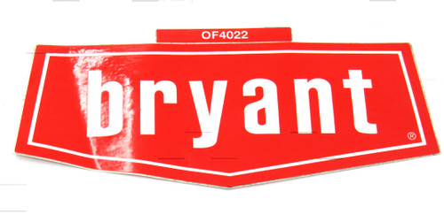 Generac Decal Bryant 0F4022