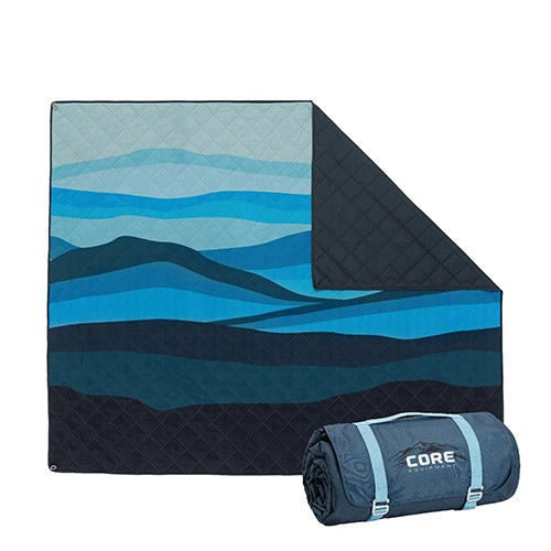 Staydown Multipurpose Outdoor Travel Blanket Misty Mountains Staydown Multipurpose Outdoor Travel Blanket Misty Mountains