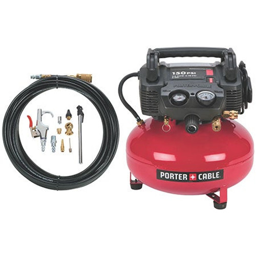 150 PSI 6 Gal Pancake Compressor Kit