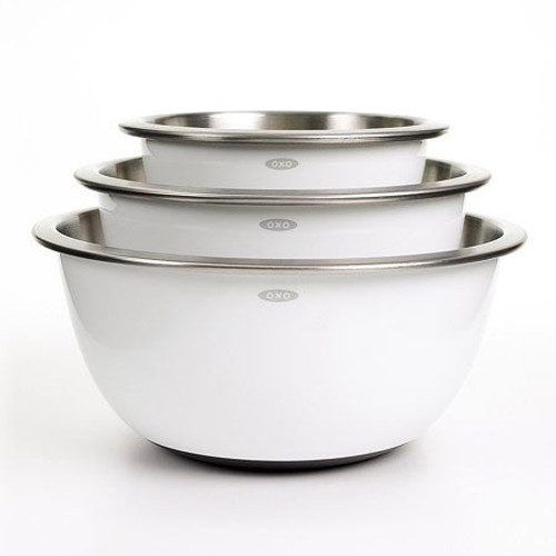 Good Grips Stainless Steel Mixing Bowl Set Gray Good Grips Stainless Steel Mixing Bowl Set Gray