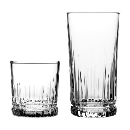 16pc Anniston Glass Drinkware Set 16pc Anniston Glass Drinkware Set