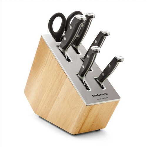 Premier 7pc Knife Block Set w/ SharpIn Edgetech Premier 7pc Knife Block Set w/ SharpIn Edgetech