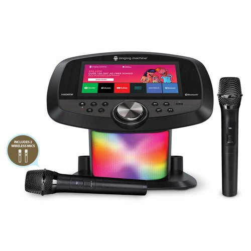 Karaoke Hub 2.0 WiFi Karaoke System w/ 2 Wireless Microphones Karaoke Hub 2.0 WiFi Karaoke System w/ 2 Wireless Microphones