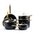 Reserve Ceramic Nonstick 10pc Cookware Set Black